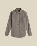 Abstract Pied Poule — Charcoal | Portuguese Flannel