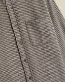 Abstract Pied Poule — Charcoal | Portuguese Flannel