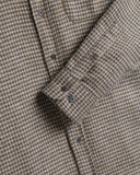 Abstract Pied Poule — Charcoal | Portuguese Flannel