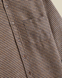 CHEMISE ABSTRACT PIED POULE NAVY / PORTUGUESE FLANNEL