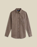 CHEMISE ABSTRACT PIED POULE NAVY / PORTUGUESE FLANNEL