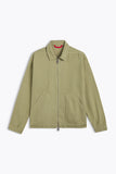 VESTE EN COTON ANCELIN TAURUS SWAMP GREEN KAKI ZIPPEE COL CLASSIQUE HOMECORE HOMME CASUAL CHIC ETE 2025 VERSAILLES