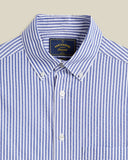 CHEMISE ATLANTICO STRIPE BLEU / PORTUGUESE FLANNEL