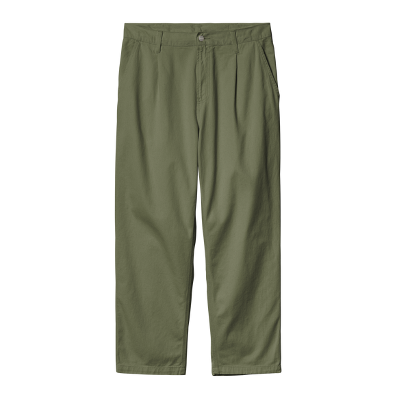 PANTALON COUPE AMPLE VERT KAKI CARHARTT HOMME MEN COLLECTION PRINTEMPS ETE SS25 VERSAILLES
