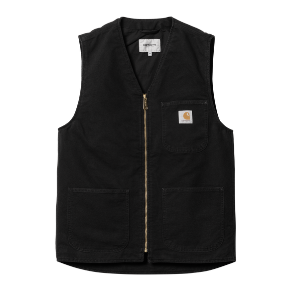 GILET SANS MANCHE ZIP ARBOR NOIR CARHARTT WIP