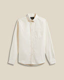 BRUSHED OXFORD SHIRT ECRU PORTUGUESE FLANNEL