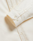 CHEMISE UNIE BEIGE HOMME EN COTON MADE IN PORTUGAL PORTUGUESE FLANNEL