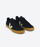 CHAUSSURE EN SUEDE NOIR AVEC SEMELLE EN CAOUTCHOUC VEJA 