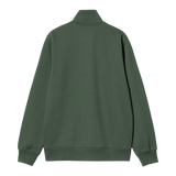 SWEATSHIRT AVEC FERMETURE ECLAIR VERT KAKI MANCHES LONGUES GREEN MEN FALL WINTER BOUTIQUE VERSAILLES CARHARRT