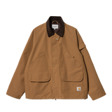 VESTE HIVER COL VELOUR CLARTON JACKET MARRON CARHARTT WIP