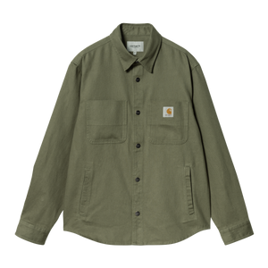 VESTE CRAWFORD DOLLAR GREEN CARHARTT WIP oton-chanvre sergé épais homme streetwear confort poche poitrine nouvelle collection versailles