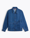 VESTE DARIO ALAGO DENIM HOMECORE MARQUE FRANCAISE POCHE AVANT BOUTON HOMME COLLECTION FW24 BOUTIQUE VERSAILLES