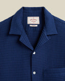 CHEMISE HONEY COMB BLEUE / PORTUGUESE FLANNEL
