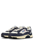BASKET HYPERWAY SA06 SUEDE NAVY SILVER / AUTRY