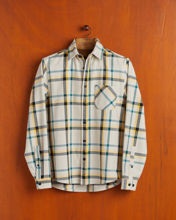 CHEMISE HARD RUDE BEIGE PORTUGUESE FLANNEL