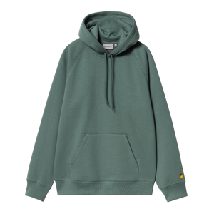 SWEAT A CAPUCHE HOODIE VERT CHASE CARHARTT HOMME COUPE AMPLE FEMME MIXTE PRINTEMPS ETE SS25 CONFORT CHAUD COTON VERSAILLES BOUTIQUE 78 YVELINES