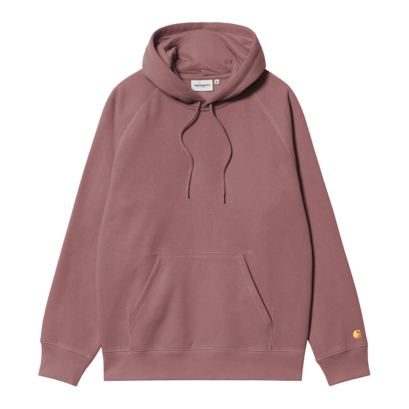 HOODED CHASE LONGS SLEEVES DUSTY PINK ROSE PALE CARHARTT HOMME FEMME UNISEXE MIXTE SWEAT PULL BRODERIE DORE CORDON DE SERRAGE CAPUCHE HOMME FEMME NOUVEAUTE SEE YOU BOUTIQUE VERSAILLES AUTOUR DE MOI