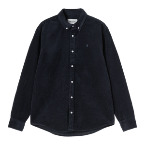 CHEMISE MADISON CORD NAVY / CARHARTT WIP