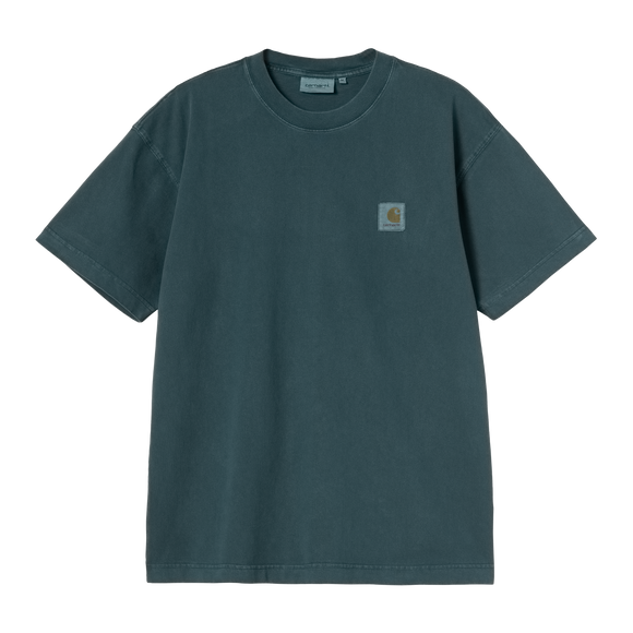 TEE SHIRT S/S VISTA DEEP LAGOON GARMENT DYED / CARHARTT WIP