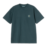 TEE SHIRT S/S VISTA DEEP LAGOON GARMENT DYED / CARHARTT WIP