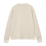 TEE SHIRT L/S WAFFLE FLEUR DE SEL / CARHARTT WIP