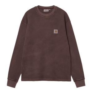TEE SHIRT L/S WAFFLE PALISANDER / CARHARTT WIP