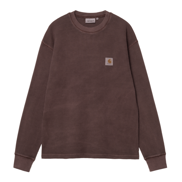 TEE SHIRT L/S WAFFLE PALISANDER / CARHARTT WIP