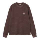 TEE SHIRT L/S WAFFLE PALISANDER / CARHARTT WIP