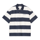 POLO SS DELRAY NAVY WHITE / CARHARTT WIP