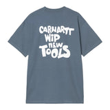 TEE SHIRT CUTOUT ICE BLEU / CARHARTT WIP