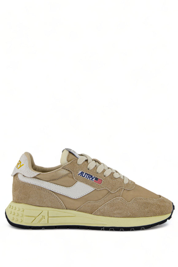 BASKET REELWIND LOW MAN BEIGE WHITE AUTRY 