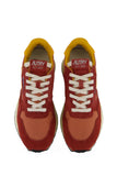 SHOES AVEC LES LACETS PLATS EN COTON AUTRY