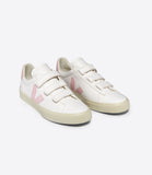CHAUSSURE EN CUIR BLANC SCRATCH  VEJA 