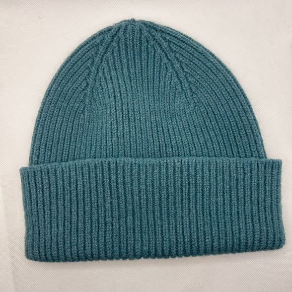 BONNET EN LAINE FINE VERT 