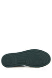 CHAUSSURE EN CUIR BLANCE ET VERT FONCÉ AUTRY SEMELLE VERT FONCÉ HOMME 