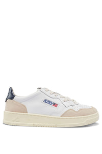 BASKET AUTRY EN CUIR BLANC  ET SUEDE BEIGE POUR HOMME AUTRY MARQUR AMÉRICAINE 