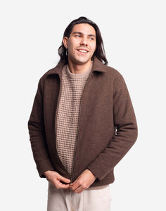 VESTE ZIP SHERWOOD MARRON OLOW
