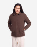 VESTE ZIP SHERWOOD MARRON / OLOW