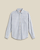 CHEMISE JAR MOTIFS BLEU RAYURES POCHE POITRINE PORTUGUESE FLANNEL