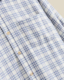 CHEMISE EPAISSE EN COTON FLANELLE HOMME COUPE CLASSIQUE COL NON BOUTONNE PORTUGUESE FLANNEL