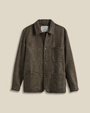 VESTE LABURA HERRINGBONE WOOL BROWN / PORTUGUESE FLANNEL