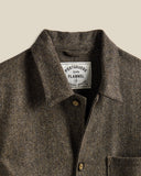 VESTE LABURA HERRINGBONE WOOL BROWN / PORTUGUESE FLANNEL