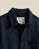 VESTE LABURA HERRINGBONE WOOL NAVY / PORTUGUESE FLANNEL