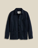 VESTE LABURA HERRINGBONE WOOL NAVY / PORTUGUESE FLANNEL
