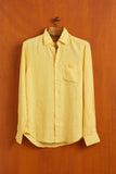 CHEMISE ETE LEGERE EN LIN JAUNE PORTUGUESE FLANNEL