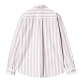 DILLION SHIRT STRIPES HORTENSIA WHITE CARHARTT LOGO MEN WOMEN SPRING SUMMER SS25 MODE STYLE STREETWEAR COMFORT SHOP BOUTIQUE VERSAILLES 78 YVELINES