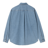 CHEMISE LUCAS DENIM BLUE BLEACHED / CARHARTT WIP