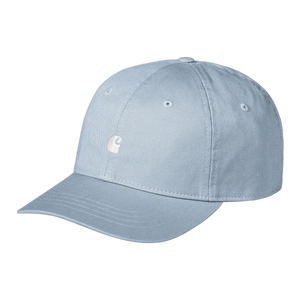 CASQUETTE AIR SKY bleu ciel CARHARTT LOGO BLANC HOMME FEME MEN WOMEN ETE PRINTEMPS CONFORT LEGER STYLE MODE CAP HAUT COLLECTION SS25 VERSAILLES BOUTIQUE 