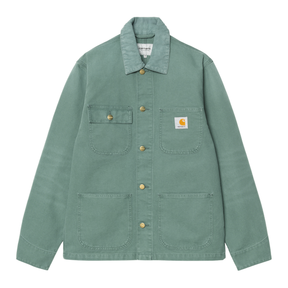 Veste Michigan Coat Silver Pine de Carhartt WIP, coupe droite avec poches nouvelle collection versailles homme