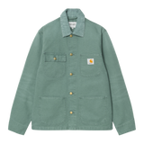 Veste Michigan Coat Silver Pine de Carhartt WIP, coupe droite avec poches nouvelle collection versailles homme
